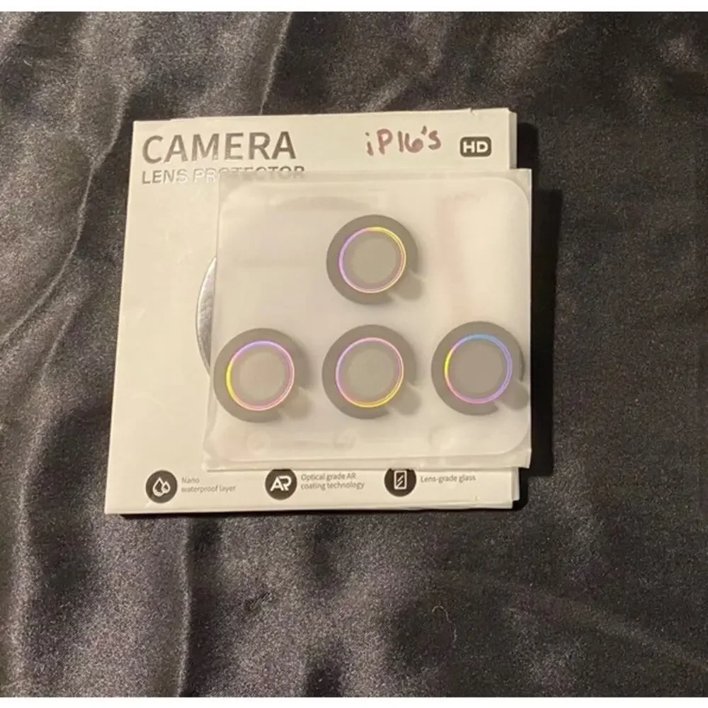 Brand New iPhone 16 Single Lens Protectors- Colorful or Silver